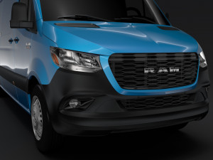 ram sprinter panel van l2h1 fwd 2019 Model 3D