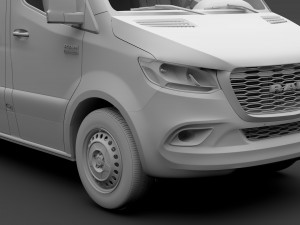 ram sprinter panel van l2h1 fwd 2019 Model 3D