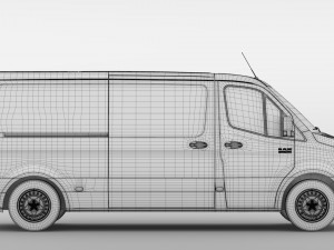 ram sprinter panel van l2h1 fwd 2019 Model 3D