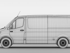 ram sprinter panel van l2h1 fwd 2019 Model 3D
