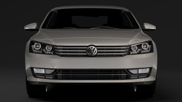 volkswagen passat china nms 2016 Modelo 3D .c4d .max .obj .3ds .fbx .stl .blend 