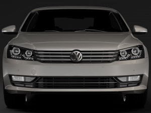 volkswagen passat china nms 2016 3D Model