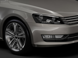 volkswagen passat china nms 2016 Modelo 3D
