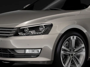 volkswagen passat cina nm 2016 Modello 3D