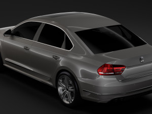 volkswagen passat china nms 2016 Modelo 3D