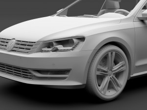 volkswagen passat china nms 2016 Modelo 3D
