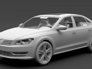 volkswagen passat china nms 2016 Modelo 3D