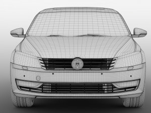 volkswagen passat china nms 2016 Modelo 3D