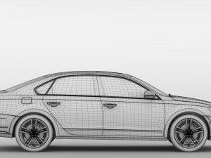 volkswagen passat china nms 2016 Modelo 3D