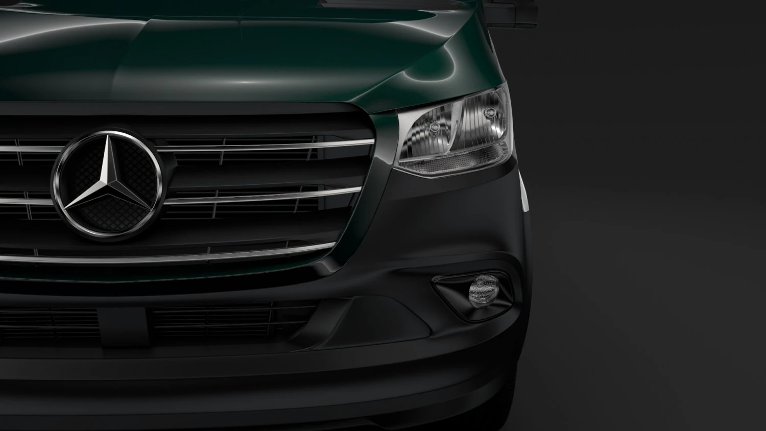 mercedes benz sprinter panel van l3h3 rwd 2019 3D Model .c4d .max .obj .3ds .fbx .stl .blend 