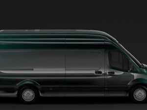 mercedes benz sprinter panel van l3h3 rwd 2019 3D Model