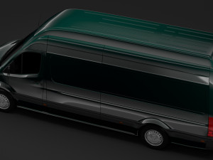 mercedes benz sprinter panel van l3h3 rwd 2019 Model 3D