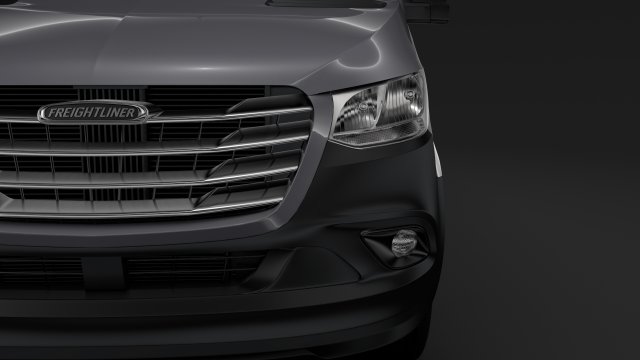 freightliner sprinter panel van l3h3 rwd 2019 3D 모델 .c4d .max .obj .3ds .fbx .stl .blend 