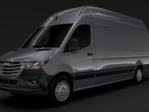 freightliner sprinter panel van l3h3 rwd 2019 3D 모델
