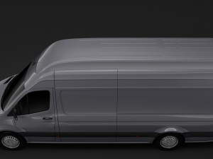 freightliner sprinter panel van l3h3 rwd 2019 3D 모델