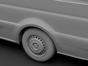 freightliner sprinter panel van l3h3 rwd 2019 3D Model