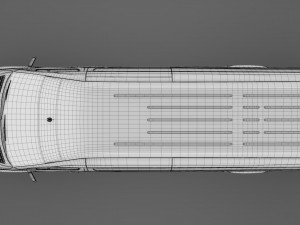 freightliner sprinter panel van l3h3 rwd 2019 3D 모델