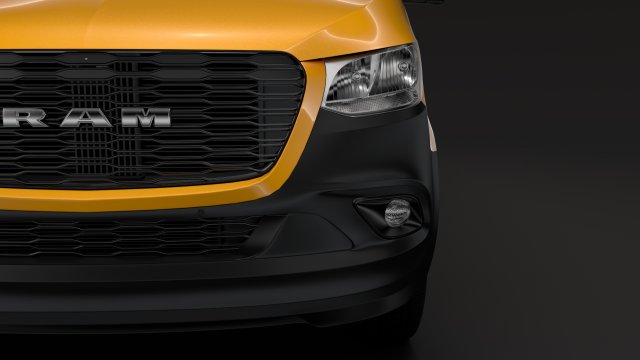 ram sprinter panel van l2h2 rwd 2019 Modelo 3D .c4d .max .obj .3ds .fbx .stl .blend 