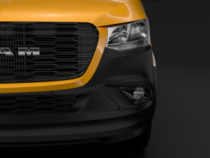 ram sprinter panel van l2h2 rwd 2019 3D Model