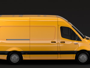 ram sprinter panel van l2h2 rwd 2019 Modelo 3D