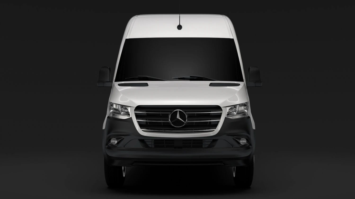 mercedes benz sprinter panel van l3h3 rwd 2019 3D Model .c4d .max .obj .3ds .fbx .stl .blend 