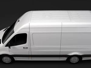 mercedes benz sprinter panel van l3h3 rwd 2019 3D Model