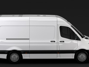 mercedes benz sprinter panel van l3h3 rwd 2019 3D Model