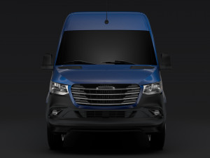 freightliner sprinter panel van l2h2 rwd 2019 3D Model