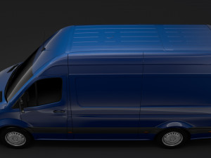freightliner sprinter panel van l2h2 rwd 2019 Modelo 3D
