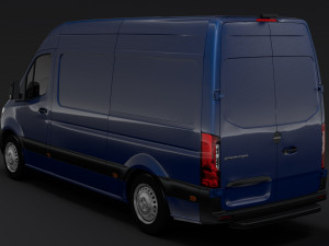freightliner sprinter panel van l2h2 rwd 2019 Modelo 3D