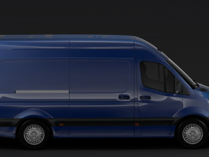 freightliner sprinter panel van l2h2 rwd 2019 Modelo 3D