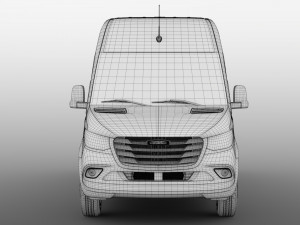 freightliner sprinter panel van l2h2 rwd 2019 Modelo 3D