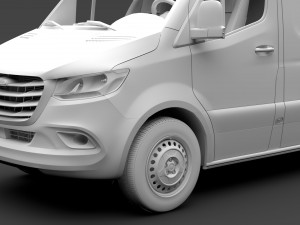 freightliner sprinter panel van l2h2 rwd 2019 Modelo 3D