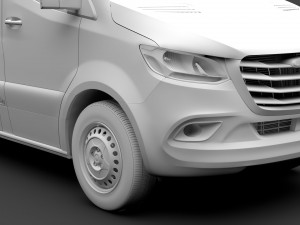 freightliner sprinter panel van l2h2 rwd 2019 Modelo 3D