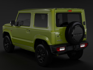 suzuki jimny xc 2019 Modelo 3D