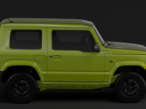 suzuki jimny xc 2019 Modelo 3D