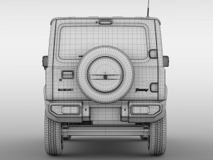 suzuki jimny xc 2019 Modelo 3D