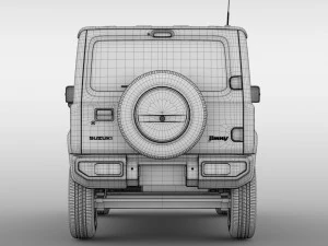 suzuki jimny xc 2019 3D Model