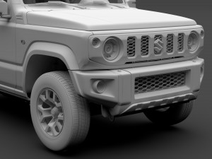 suzuki jimny xc 2019 Modelo 3D