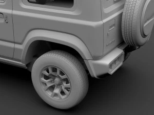 suzuki jimny xc 2019 3D Model
