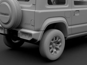 suzuki jimny xc 2019 3D Model