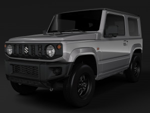 suzuki jimny xg 2019 3D Model