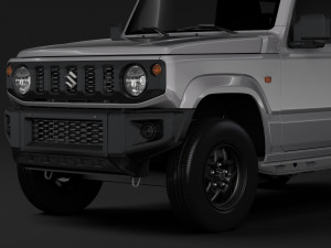 suzuki jimny xg 2019 3D Model