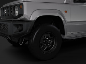 suzuki jimny xg 2019 3D Model