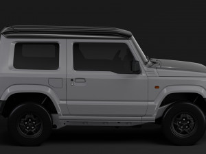 suzuki jimny xg 2019 3D Model
