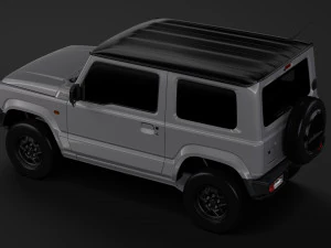suzuki jimny xg 2019 3D Model