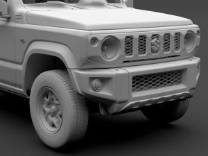 suzuki jimny xg 2019 3D Model