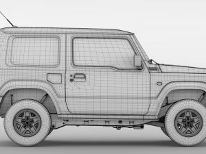 suzuki jimny xg 2019 3D Model