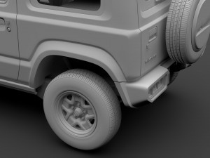 suzuki jimny xg 2019 3D Model
