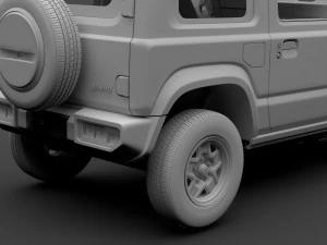 suzuki jimny xg 2019 3D Model